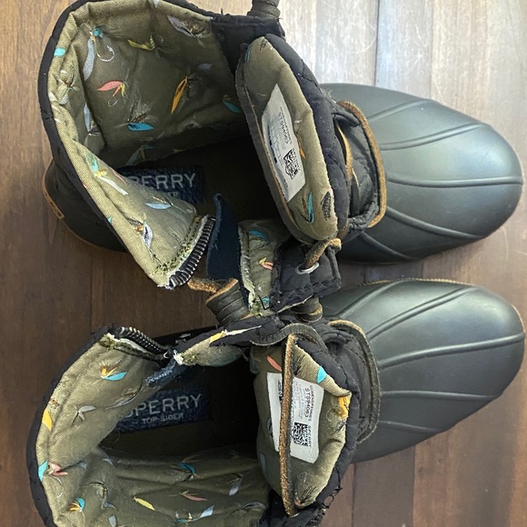 Sperry Black Quilted Boots - Picture 7 of 7